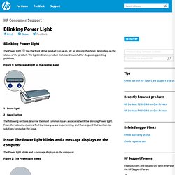 Blinking Power Light