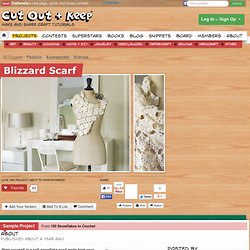 Blizzard Scarf ∙ How To by Search Press on Cut Out