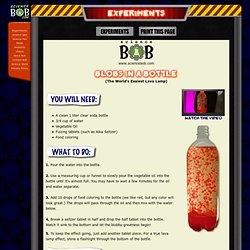 Blobs in a Bottle, The World's Easiest Lava Lamp
