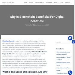Why Is Blockchain Beneficial For Digital Identities? Live Chat
