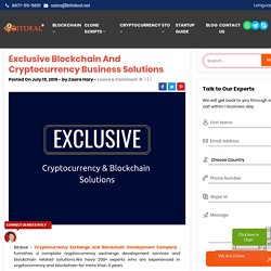 Full Featured Blockchain and Cryptocurrency Business Solutions