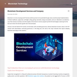 Blockchain Development Services and Company