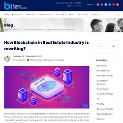 How Blockchain in Real Estate Industry Is rewriting?