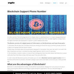 Blockchain Service Number 【1-833-993-0690】 Blockchain Wallet