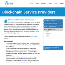 Blockchain Service Providers