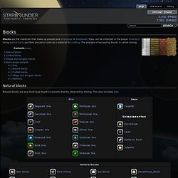 Blocks - Starbounder - Starbound Wiki