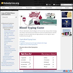 The Blood Typing Game - om blodtyper och blodtransfusioner