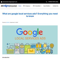 What are google local services ads? Everything you need to know