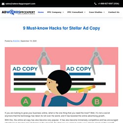 9 Must-know Hacks for Stellar Ad Copy