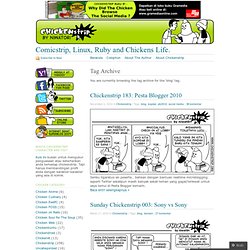 blog « Comicstrip, Linux, Ruby and Chickens Life.