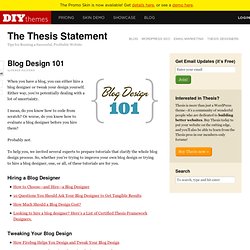 Blog Design 101