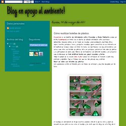 Blog en apoyo al ambiente!