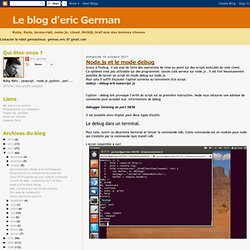 Node.js et le mode debug