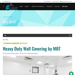 MBT - Blog - Heavy Duty Wall Covering by MBT