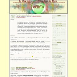 - Le blog info-doc de Geneviève Le Blanc