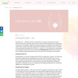 Female intimate hygiene products