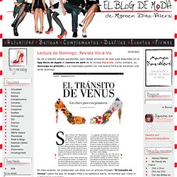 El Blog de Moda » Lectura de Domingo: Revista Vis-à-Vis