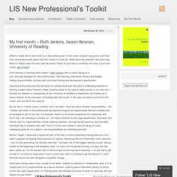 Blog « LIS New Professional's Toolkit