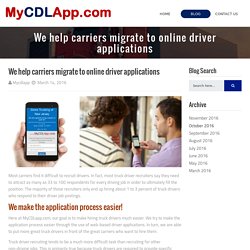 MyCDLApp
