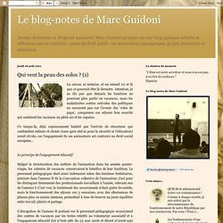 Le Blog-notes de Marc Guidoni