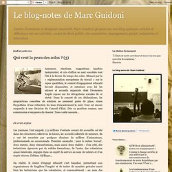 Le Blog-notes de Marc Guidoni