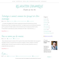 Relaxation dynamique