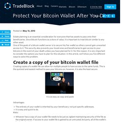 Protect Your Bitcoin Wallet After You Die - The Genesis Block