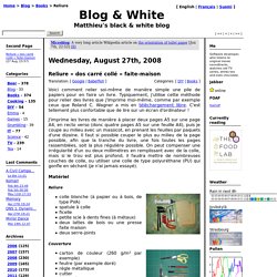 Blog & White > Books > Reliure