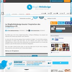 Le BlogDuWebdesign booste l'inspiration des intégrateurs #9 - ressources-integration