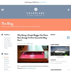 Being a Blogger Is Not Enough