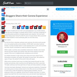 86 Bloggers Share their Corona Experience - Online Marketing Blog