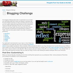 Blogging Challenge