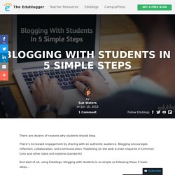 Blogging With Students In 5 Simple Steps