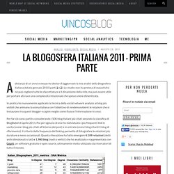 La blogosfera italiana 2011 - prima parte