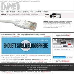 ENQUETE BLOGOSPHERE FRANCOPHONE 2010