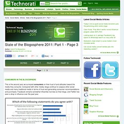 State of the Blogosphere 2011: Part 1 - Page 3