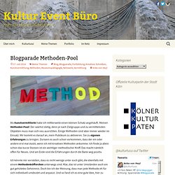 Blogparade Methoden-Pool
