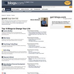 Top 10 Blogs to Change Your Life : Careers : Business