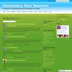 Blogs - Elementary Tech Teachers