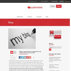 Blogs y gamificación - Wonnova Blog