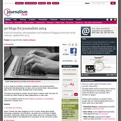 50 blogs for journalists, by journalists 2014