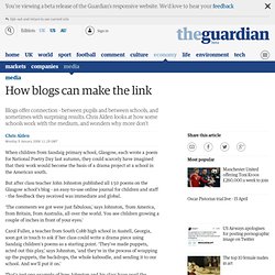 How blogs can make the link