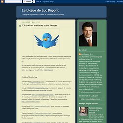 TOP 100 des meilleurs outils Twitter