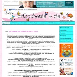 Blogue Orthophonie & Cie