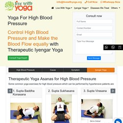 Control Blood Pressure by Yoga Asanas