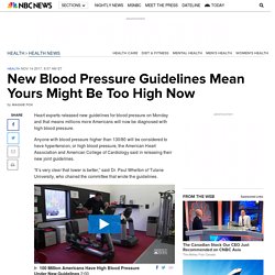 New Blood Pressure Guidelines Mean Yours Might Be Too High Now