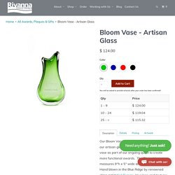 Bloom Vase - Artisan Glass