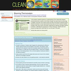 Blooming Thermometers
