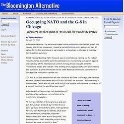 Occupying NATO and the G-8 in Chicago