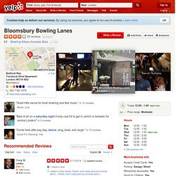 Bloomsbury Bowling Lanes - Bloomsbury